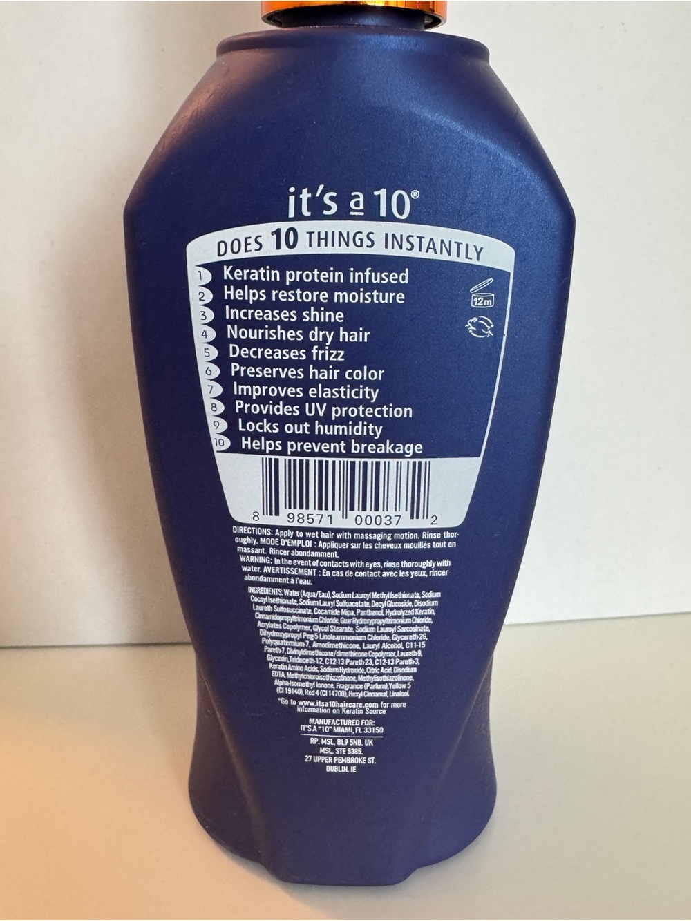 It’s a 10 plus keratin shampoo and conditioner bundle NWT - Picture 4 of 7